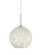 Besa Coco 8 Pendant For Multiport Canopy, Carrera, Satin Nickel Finish, 1x9W LED (127|J-COCO819-LED-SN)