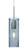 Besa, Juni 10 Pendant For Multiport Canopy, Blue Bubble, Satin Nickel, 1x60W Medium Base (127|J-JUNI10BL-SN)