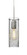 Besa, Juni 10 Pendant For Multiport Canopy, Clear Bubble, Satin Nickel, 1x4W LED Filament (127|J-JUNI10CL-EDIL-SN)