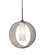 Besa, Plato Cord Pendant, Smoke/Opal, Bronze Finish, 1x5W LED (127|1JT-PLATOSM-LED-BR)
