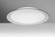 Besa, Tuca 19 Ceiling, Opal/Silver Foil, Finish, 1x30W LED (127|TUCA19SFC-LED)