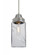 Besa, Blink Cord Pendant, Clear, Satin Nickel Finish, 1x60W Medium Base (127|1JT-BLINKCL-SN)