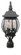 French Style 3 Light Outdoor Post Mount in Textured Black (20|Z335-TB)