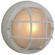 Round Bulkhead 1 Light Small Flush/Wall Mount in Textured White (20|Z394-TW)