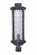 Pyrmont 1 Light Outdoor Post Mount in Oiled Bronze Gilded with Clear Hammered Glass (20|Z2625-OBG)