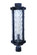 Pyrmont 1 Light Outdoor Post Mount in Oiled Bronze Gilded with Clear Hammered Glass (20|Z2625-OBG)
