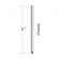 3'' Downrod in Chrome (20|DR3CH)