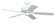 Enduro Plastic 52'' 5-Blade Ceiling Fan in White w/ White Blades; Light Kit Optional (Not Include (20|END52WW5P)