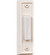 Surface Mount Rectangle Lighted Push Button in White (20|BS6-W)