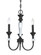 Boulevard 3 Light Chandelier in Mocha Bronze/Silver Accents (20|26733-MBS)