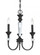 Boulevard 3 Light Chandelier in Mocha Bronze/Silver Accents (20|26733-MBS)