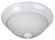 Pro Builder 15'' 3 Light Flushmount in White (20|XP15W-3W)