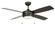 Laval 52'' 4-Blade Ceiling Fan in Espresso w/ Espresso/Dark Walnut Blades; Integrated Light Kit (20|LAV52ESP4LK-LED)
