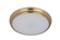 X66 Series 1 Light 11'' LED Flushmount in Satin Brass (20|X6611-SB-LED)