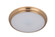 X66 Series 1 Light 11'' LED Flushmount in Satin Brass (20|X6611-SB-LED)