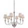 Deran 6 Light Chandelier in Polished Nickel (20|48026-PLN)