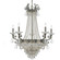 Majestic 11 Light Swarovski Strass Crystal Historic Brass Chandelier (205|1486-HB-CL-S)