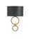 Bolebrook Black Wall Sconce (92|5910)