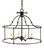 Fitzjames Black Semi-Flush Mount (92|9878)