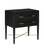 Verona Black Nightstand (92|3000-0036)