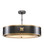 Huntsman Black Semi-Flush Mount (92|9000-0171)