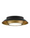 Metaphor Black & Brass Flush Mount (92|9999-0045)