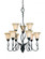 Nine Light Olde World Iron Up Chandelier (3|1222-34)