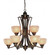 Nine Light Sienna Up Chandelier (3|2302-90)