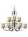 Horizon 9Lt 2 Tier Chandelier Satin Nickel (3|2952-09)