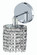 Mini 1 light Chrome Wall Sconce (758|1281W-R-R-CL/SS)