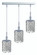 Mini 3 light Chrome Pendant (758|1283D-O-R-CL/SA)