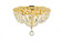 Tranquil 4 light Gold Flush Mount Clear Royal Cut Crystal (758|V2528F12G/RC)