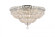 Tranquil 12 light Chrome Flush Mount Clear Royal Cut Crystal (758|V2528F24C/RC)