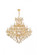 Maria Theresa 37 light Gold Chandelier Golden Teak (Smoky) Royal Cut Crystal (758|2800G44G-GT/RC)