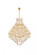 Maria Theresa 49 light Gold Chandelier Golden Teak (Smoky) Royal Cut Crystal (758|2800G46G-GT/RC)