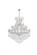 Maria Theresa 49 light Chrome Chandelier Clear Royal Cut Crystal (758|2800G60C/RC)