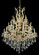Maria Theresa 28 light Gold Chandelier Clear Royal Cut Crystal (758|2801D38G/RC)