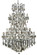 Maria Theresa 61 Light Chrome Chandelier Golden Teak (Smoky) Royal Cut Crystal (758|2801G54C-GT/RC)