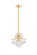 Toureg 3 light Gold Pendant Clear Royal Cut Crystal (758|V8000D12G/RC)