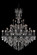 Rosalia 45 Light Dark Bronze Chandelier Clear Royal Cut Crystal (758|9245G54DB/RC)