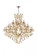 Maria Theresa 37 light Golden Teak Chandelier Golden Teak (Smoky) Royal Cut Crystal (758|2800G44GT-GT/RC)