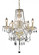 7835 Princeton Collection Hanging Fixture D20in H22in Lt:5 Gold Finish (Royal Cut Crystal Clear) (758|7835D20G/RC+SH)