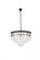 Sydney 9 light Matte Black Chandelier Clear Royal Cut Crystal (758|1201D26MB/RC)