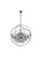 Geneva 18 light Rustic Intent Chandelier Silver Shade (Grey) Royal Cut crystal (758|1130G43RI-SS/RC)
