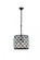 Madison 4 light Matte Black Pendant Clear Royal Cut Crystal (758|1206D14MB/RC)