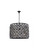 Madison 8 light Matte Black Chandelier Silver Shade (Grey) Royal Cut Crystal (758|1206D27MB-SS/RC)