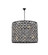 Madison 12 light Matte Black Chandelier Silver Shade (Grey) Royal Cut Crystal (758|1206D35MB-SS/RC)