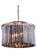 Sydney 8 Light Polished Nickel Chandelier Silver Shade (Grey) Royal Cut Crystal (758|1208D26PN-SS/RC)