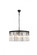 Sydney 8 light Matte Black Chandelier Clear Royal Cut Crystal (758|1208D31MB/RC)