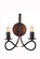 Lyndon 2 light Dark Bronze Wall Sconce (758|1452W9DB)